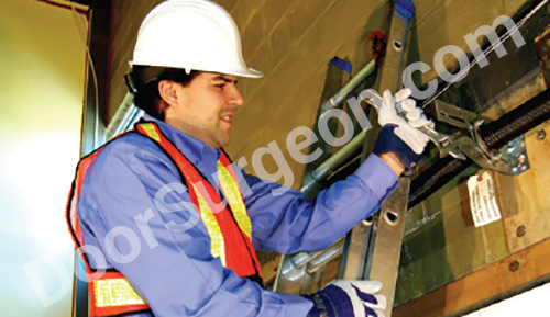 Door Surgeon repair technician garage door adjustment, repair and installations.