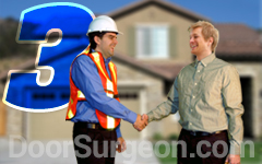 Professional commercial garage door repair installations and quality hardware.